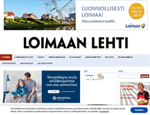 Tablet Screenshot of loimaanlehti.fi